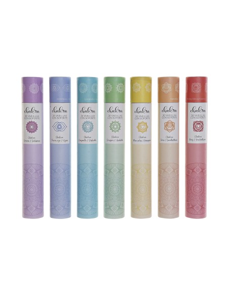 INCIENSO VARILLA SET 30 AROMA 35X19,5X29 CHAKRAS 7