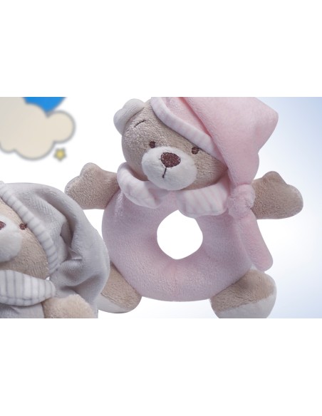 Sonajero Mano 18cm GAMBERRITOS Osito Dormilón 9481