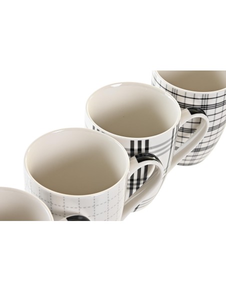 MUG PORCELANA NEW BONE 11,5X8,3X10,5 340ML 4 SURT.