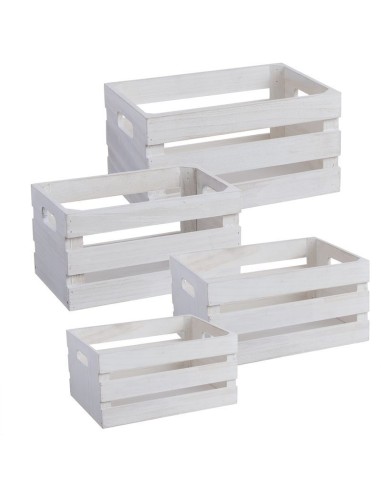 CAJAS MADERA BLANCA