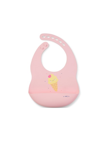 Babero Silicona con Bolsillo SARO Ice-Creams 16626