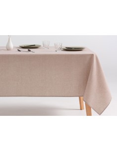 Mantel Liso Antimanchas Algodón GAMUSI Indira beige