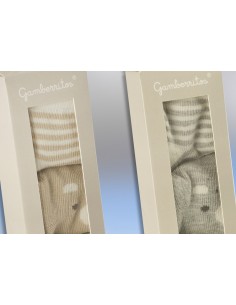 Set 4 Pares Calcetines GAMBERRITOS Punto Algodón 10854