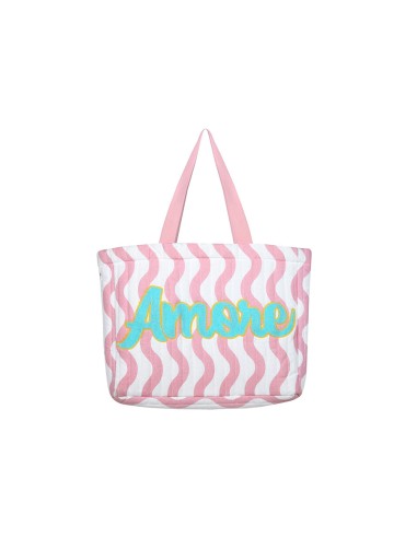 Bolso Playa 44x35cm Algodón STOF Acolchado Amore