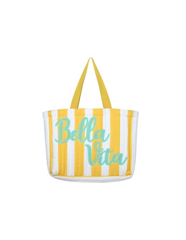 Bolso Playa 44x35cm Algodón STOF Acolchado...