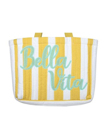Bolso Playa 44x35cm Algodón STOF Acolchado...